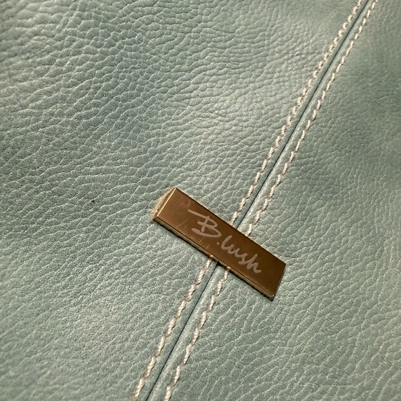 221. Blush Hand/shoulder Bag, Mint Green - Picture 4 of 12